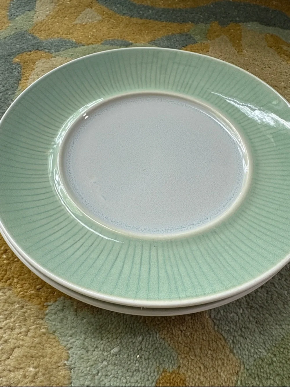 2 Target Home Green Salad Plates
